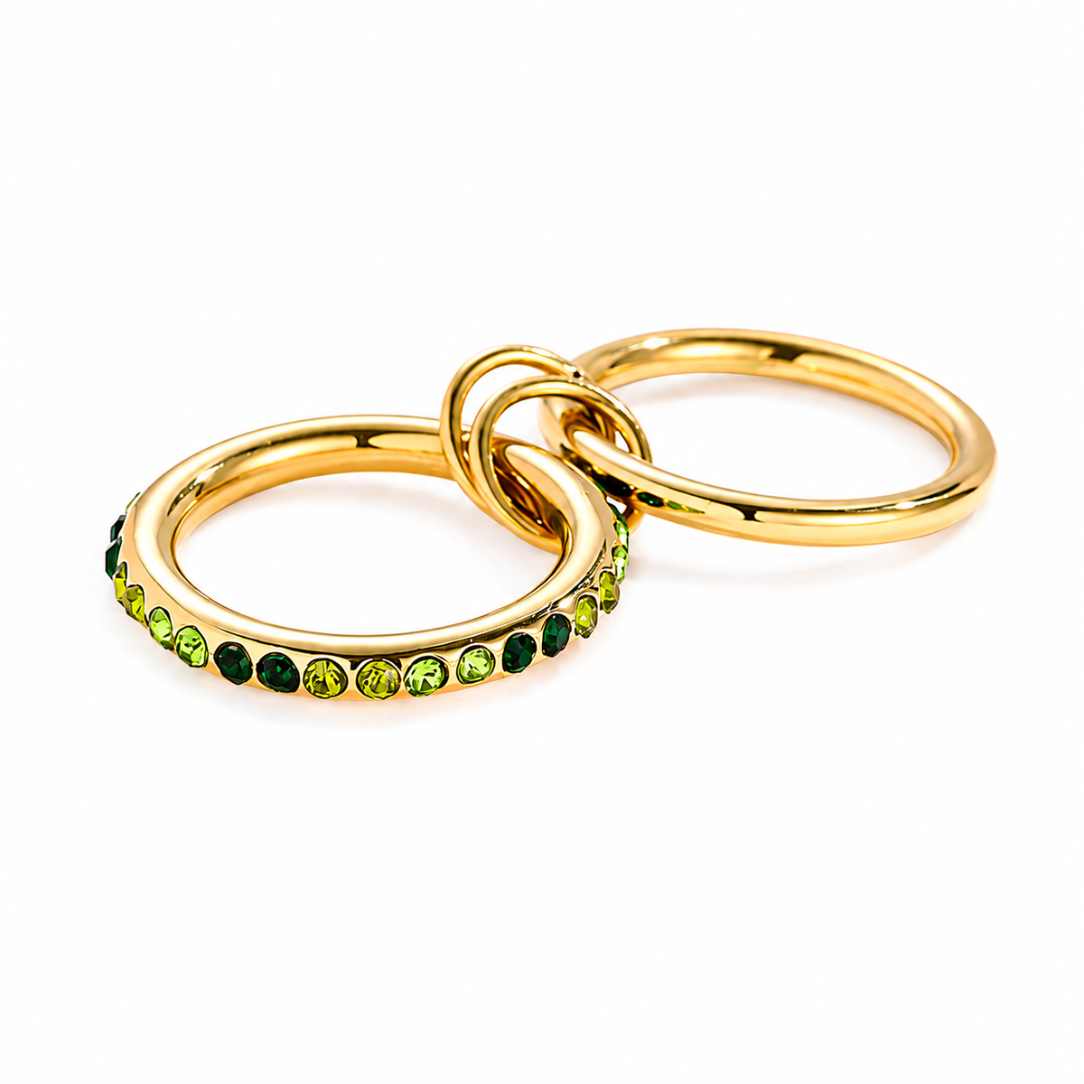 Green Link Ring – Gold