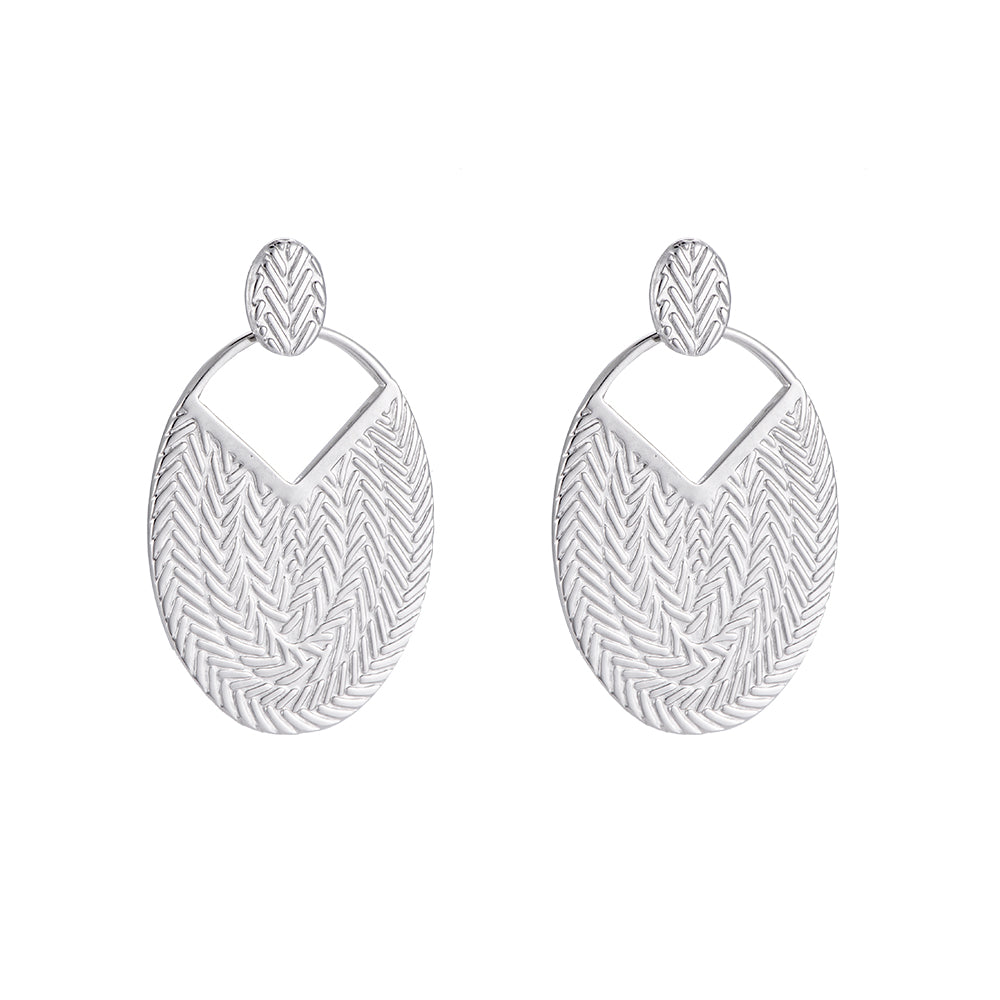 Cami Statement Ohrringe Silber
