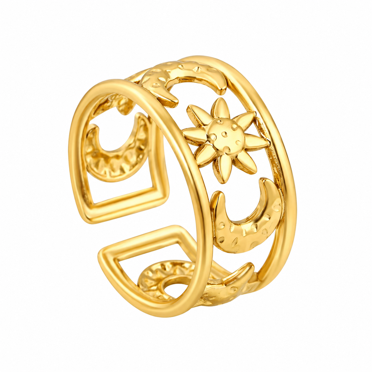 Celestial Glow Ring – Gold