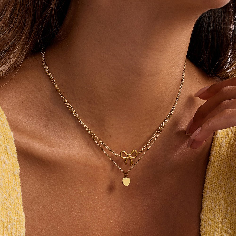 Belle Amour Duo Necklace - PULXERA