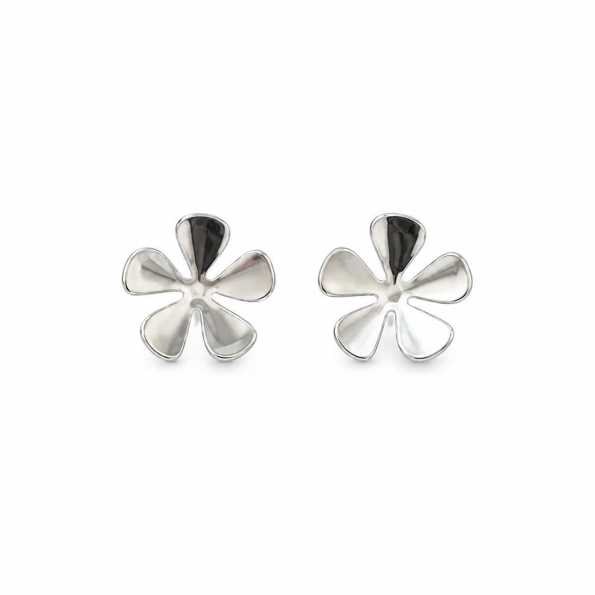 Silver Bloom Ohrstecker – Silber