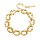 Bold Chain Armband im 18K Gold look
