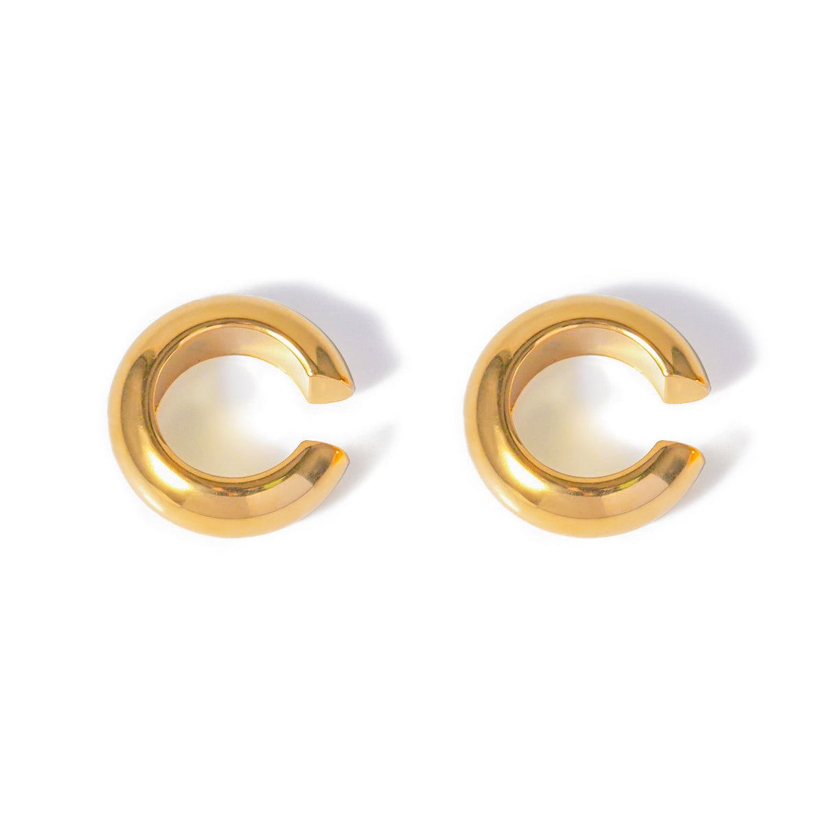 Bold Mini Chunky Hoops – Zeitlose Goldcreolen im modernen Design - PULXERA