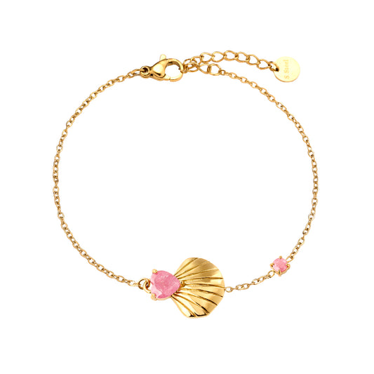 Goldene Diamond Shell Armkette