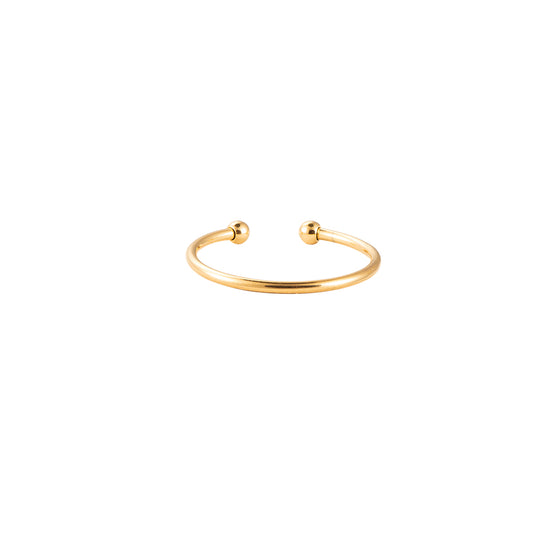 Filigraner Damen Ring in Goldoptik – 18K Vergoldung & Silberfarben