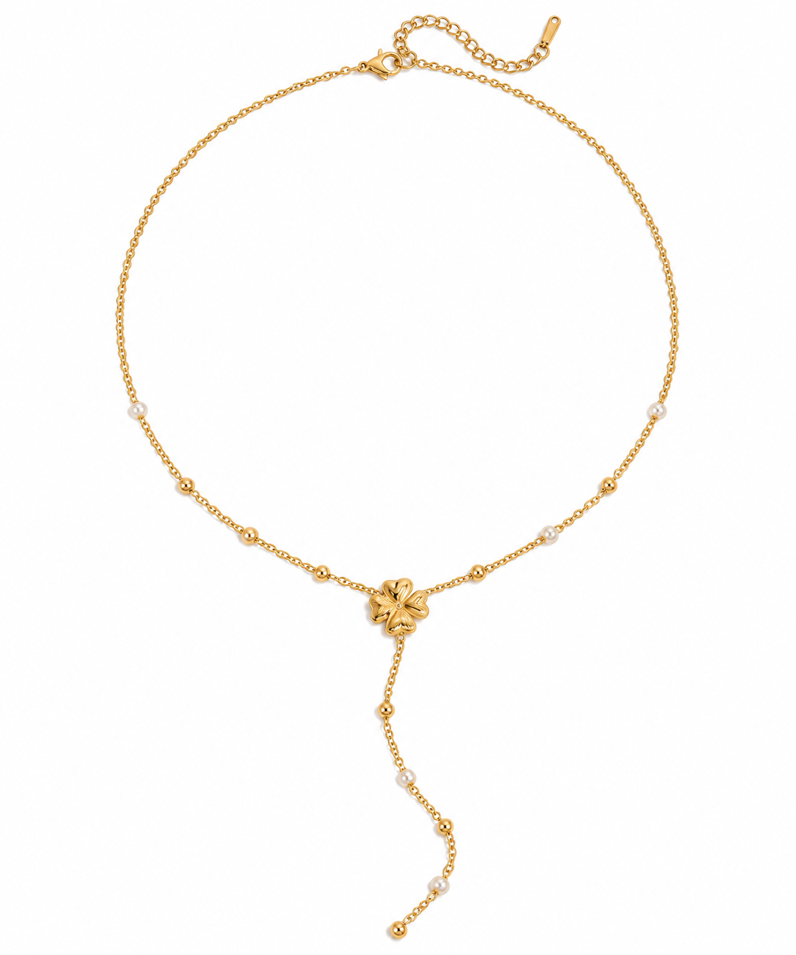 Blossom Drop Halskette - 18K Vergoldung