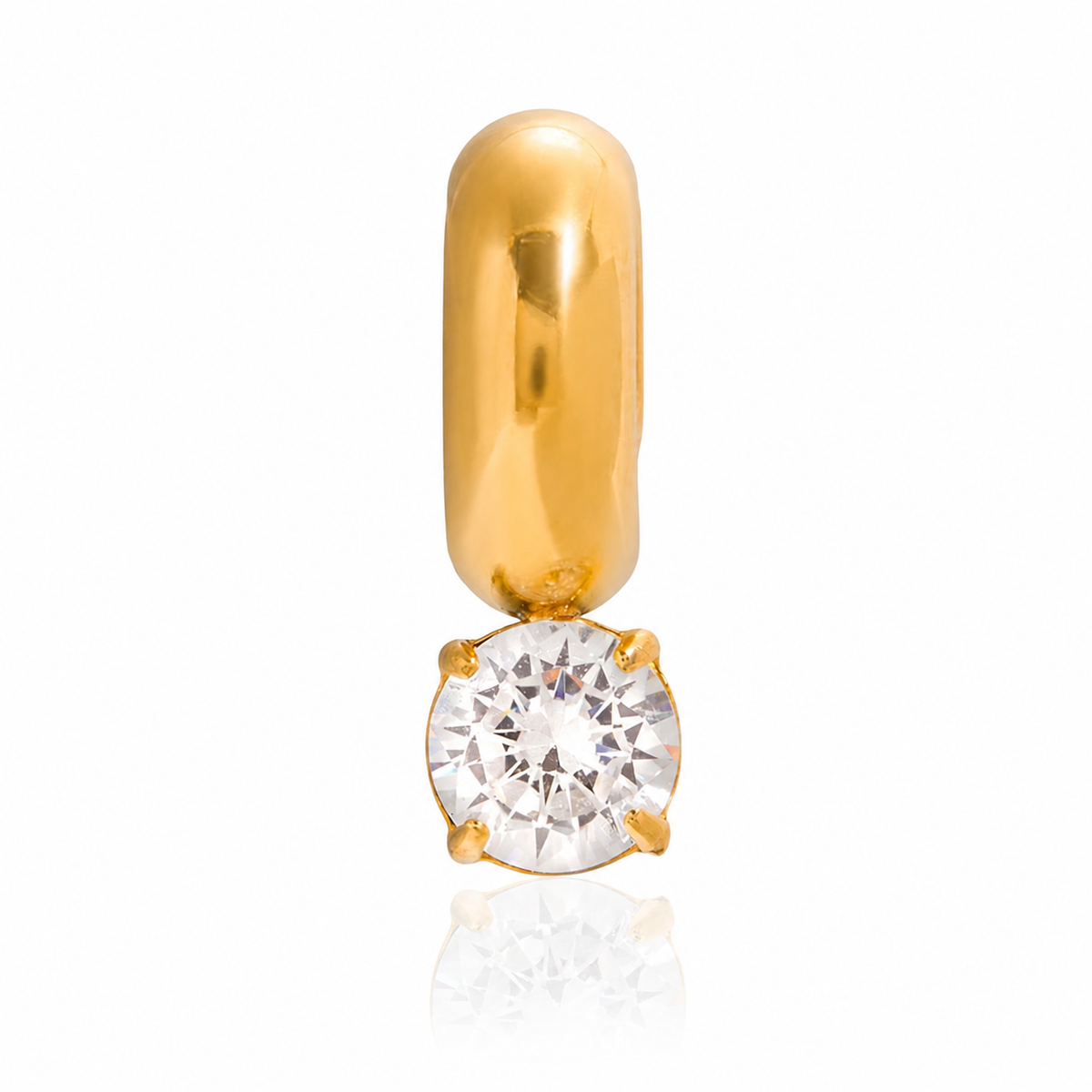 Sparkle Diamond Earcuff – 18K Vergoldung