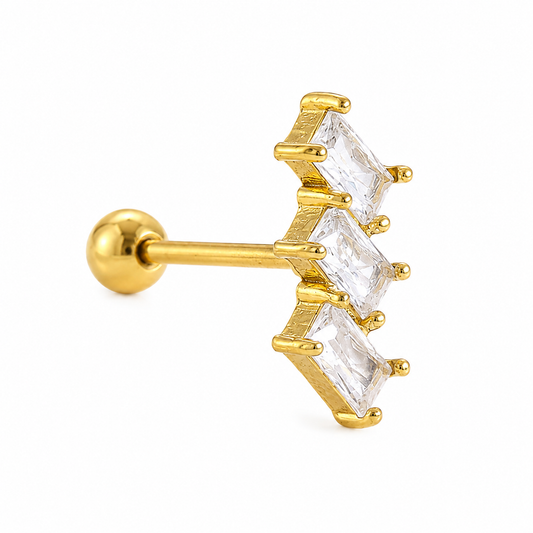 Triple Crystal Piercing