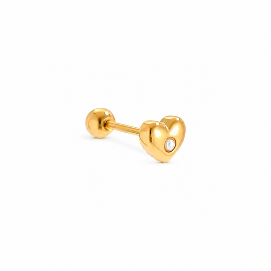 Golden Heart Piercing