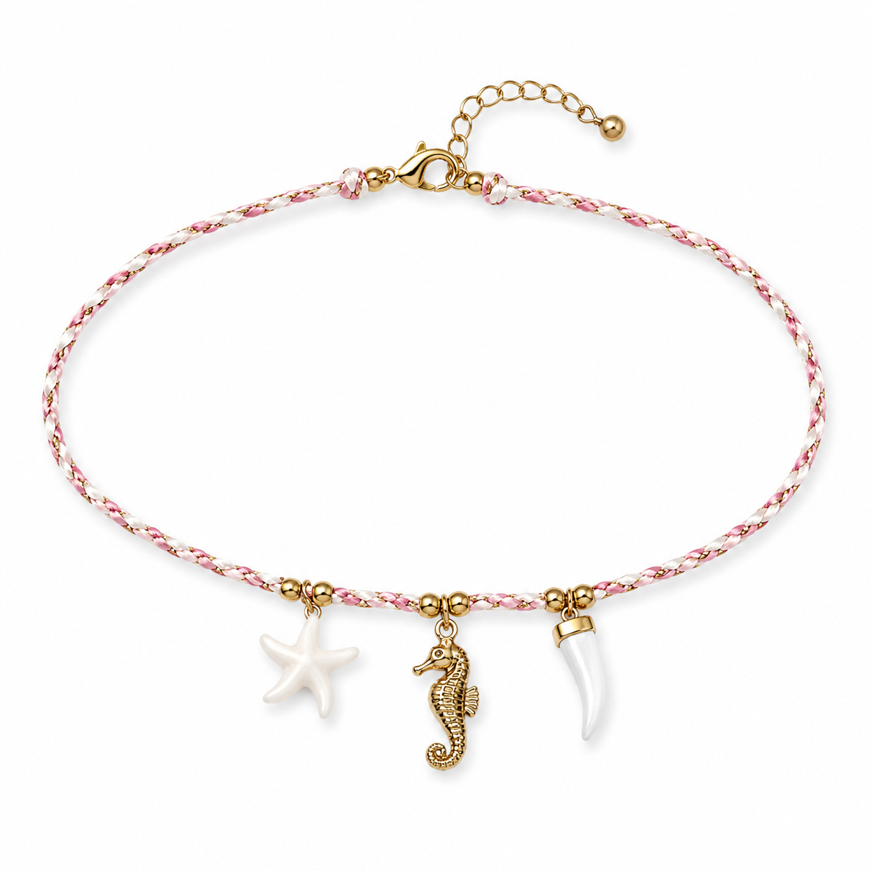 Ocean Charm Fußkette Gold