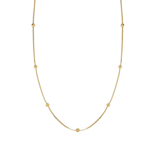 Dot Glow Halskette – 18K Vergoldung