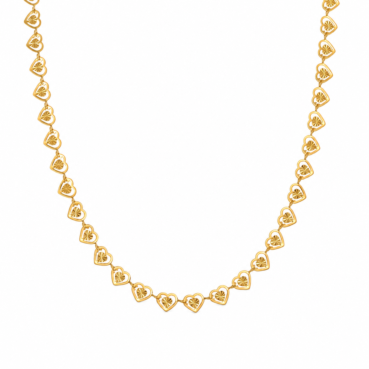 Heart Glow Halskette – 18K Vergoldung