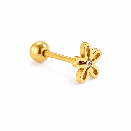 Golden Flower Piercing