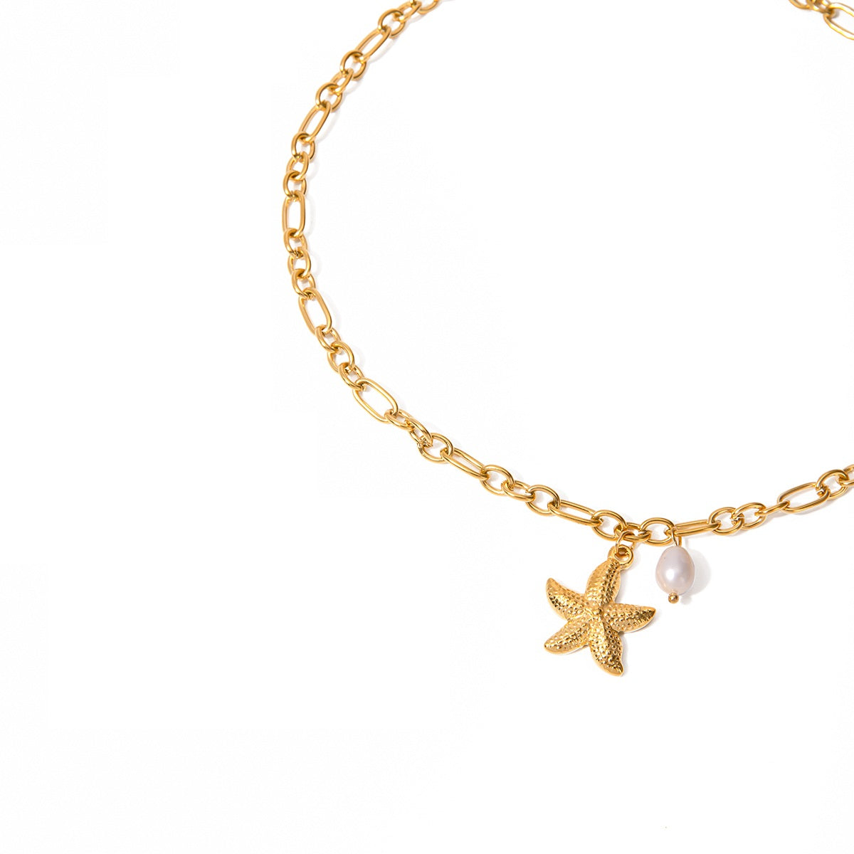 Seastar Pearl Kette – Gold