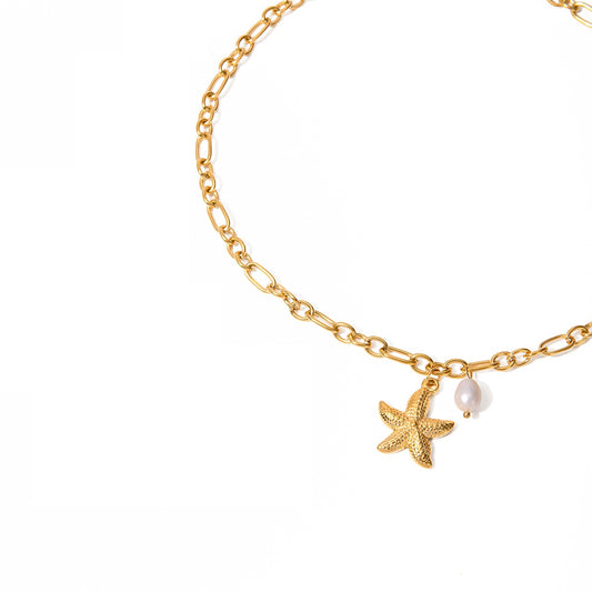 Seastar Pearl Kette – Gold
