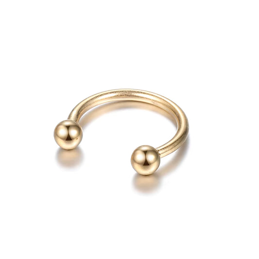 Horseshoe Nasenpiercing – Gold 1,2 × 8 × 3 × 3 mm