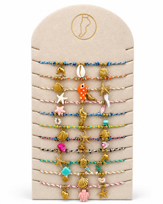 Ocean Charm Fußkette Gold