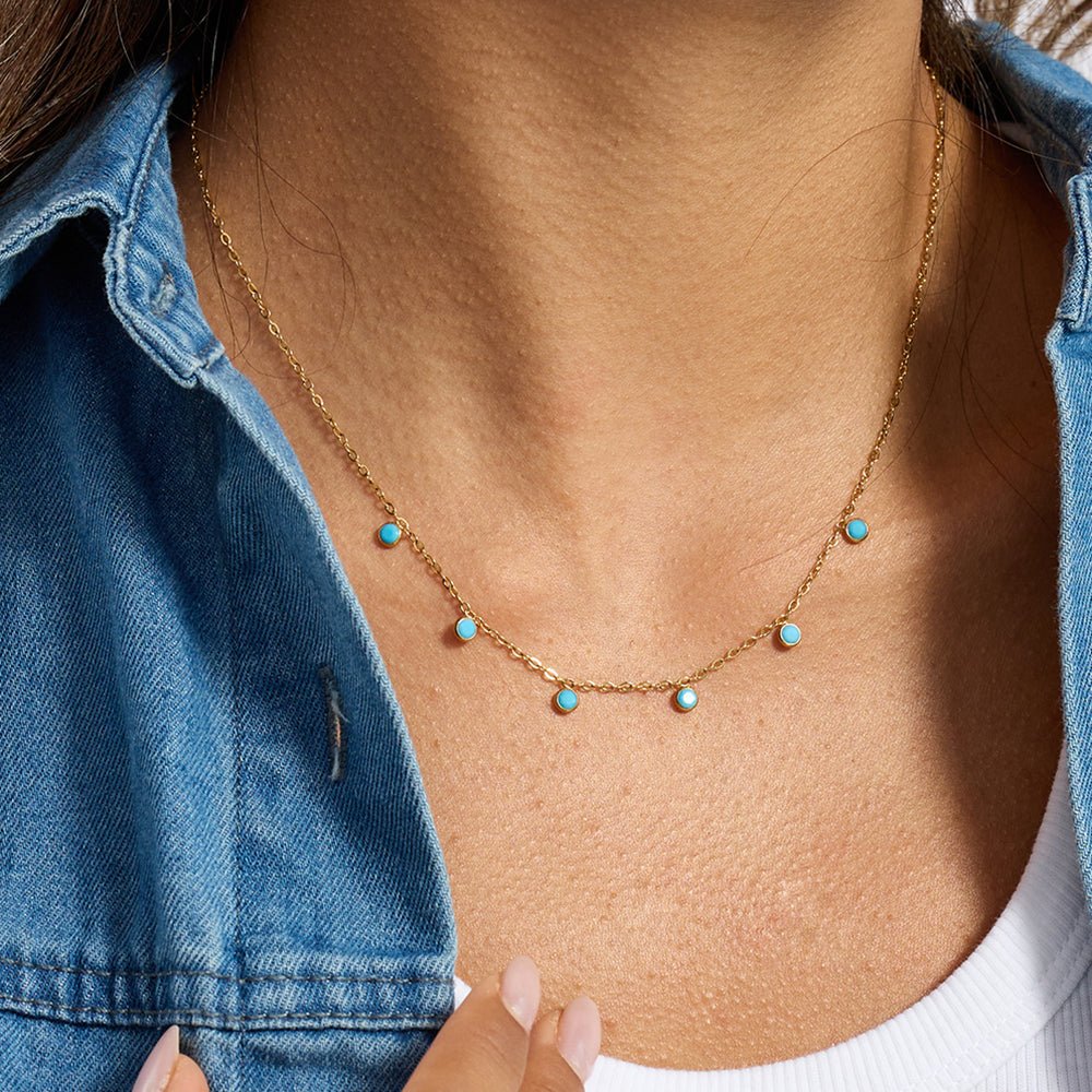 Azure Drops Necklace - PULXERA