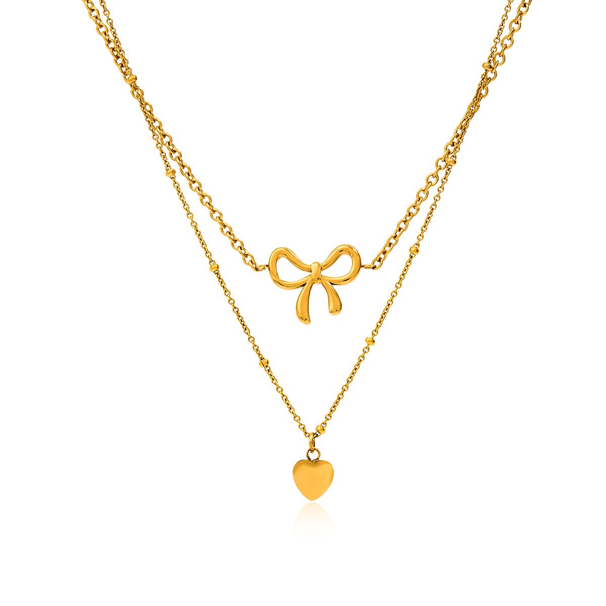 Belle Amour Duo Necklace - PULXERA