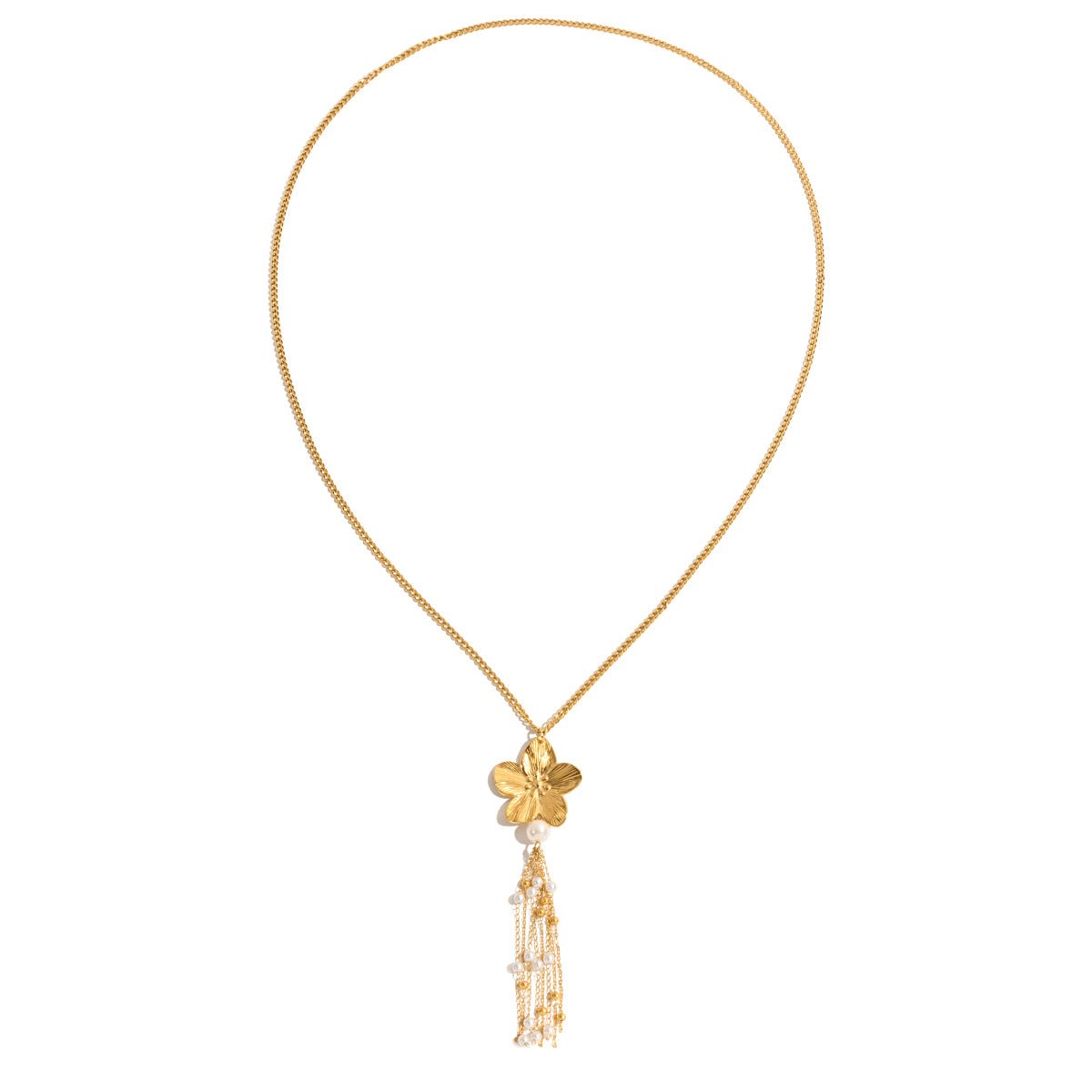 Blossom Halskette im 18K Gold Look - PULXERA