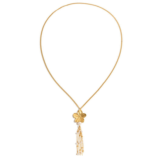 Blossom Halskette im 18K Gold Look - PULXERA