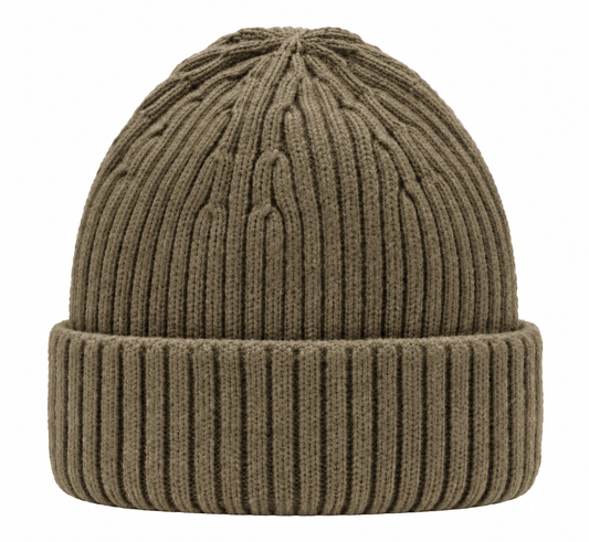 Cozy Knit Winter Beanie – Khaki
