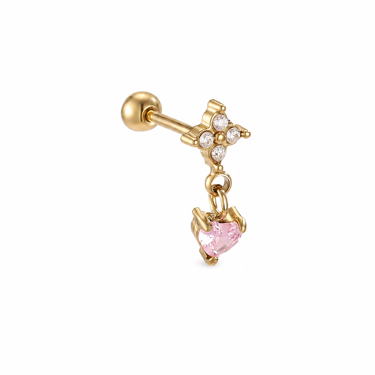 Pink Heart Piercing