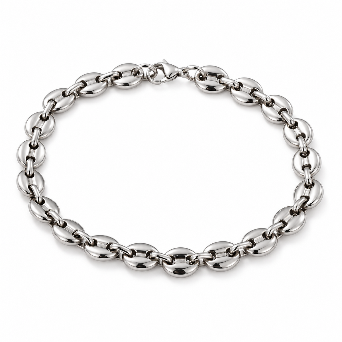 Marina Link Armband – Silber