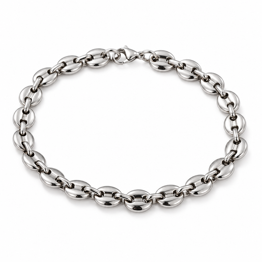 Marina Link Armband – Silber