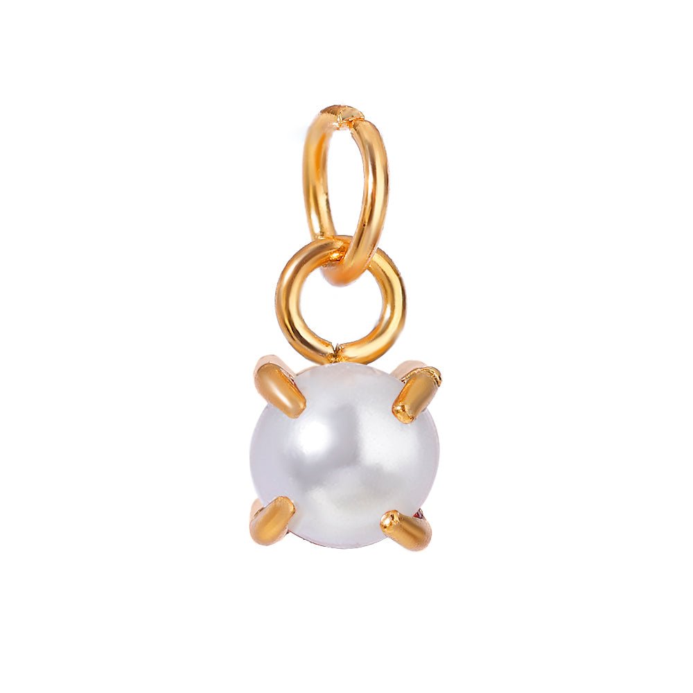Charm - Birthstone im 18K Gold look - PULXERA