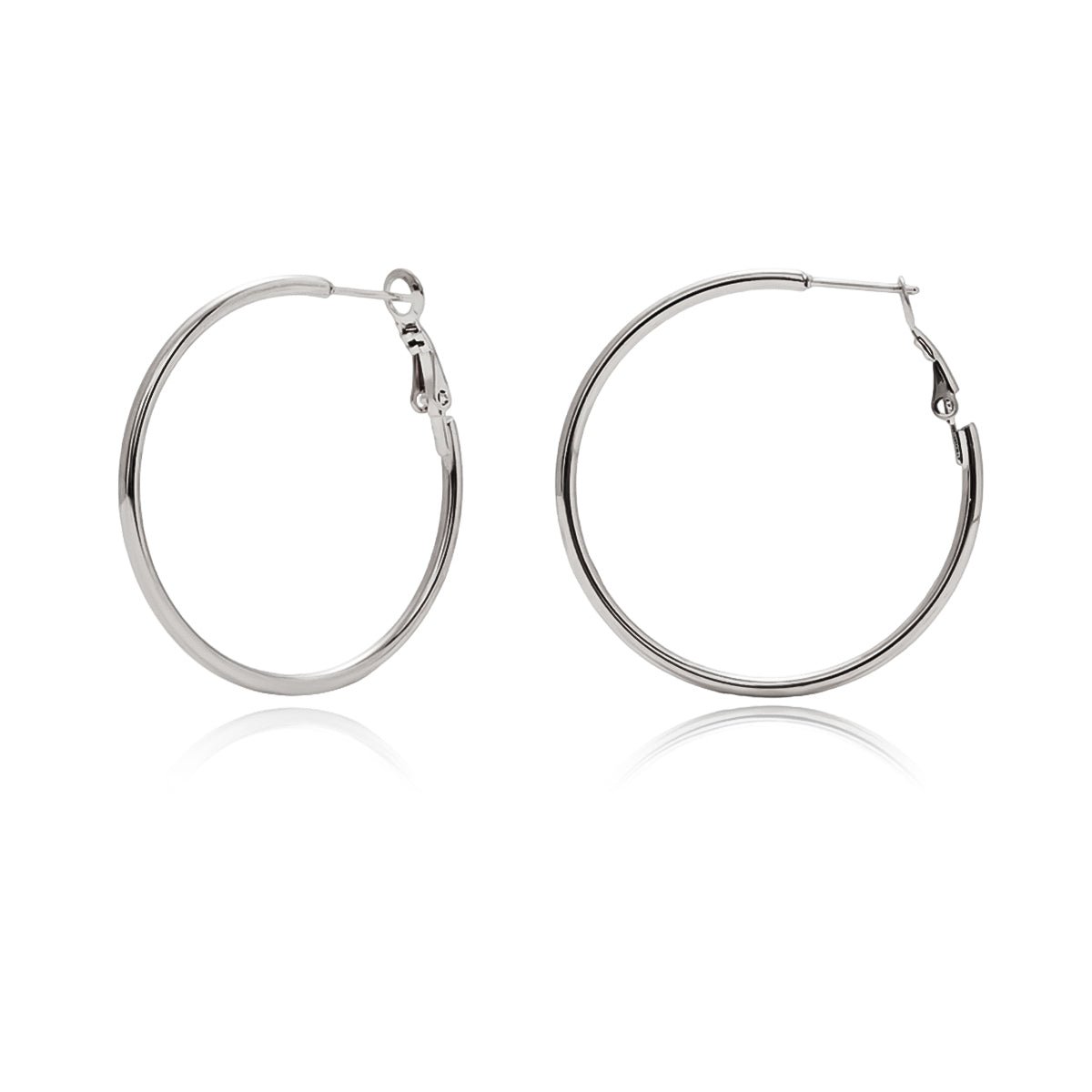 Classic Creolen im Silber look - PULXERA
