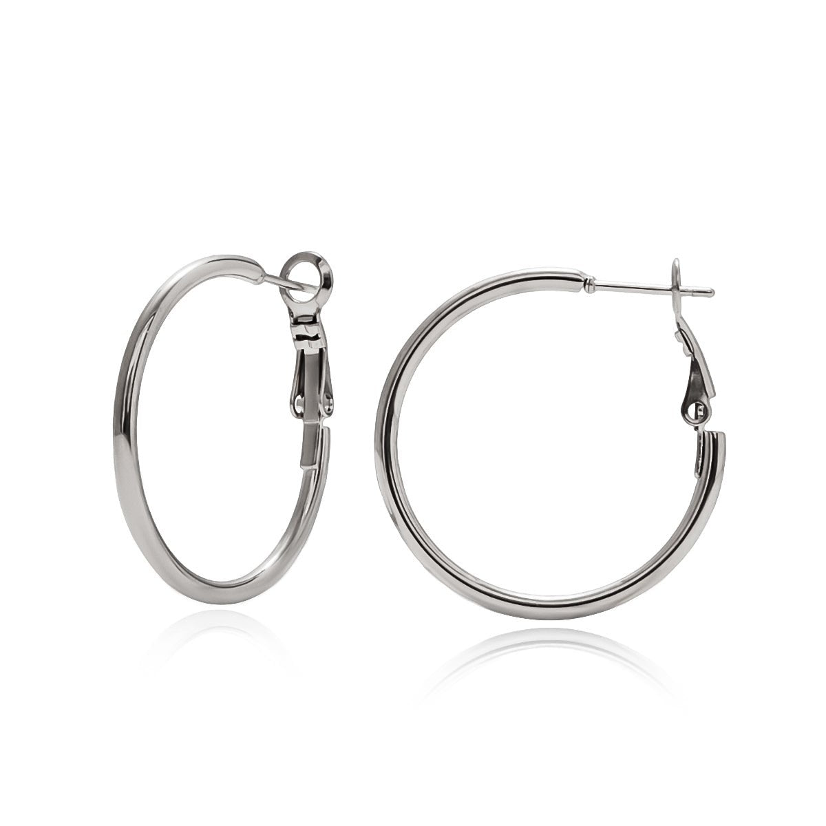 Classic Creolen im Silber look - PULXERA
