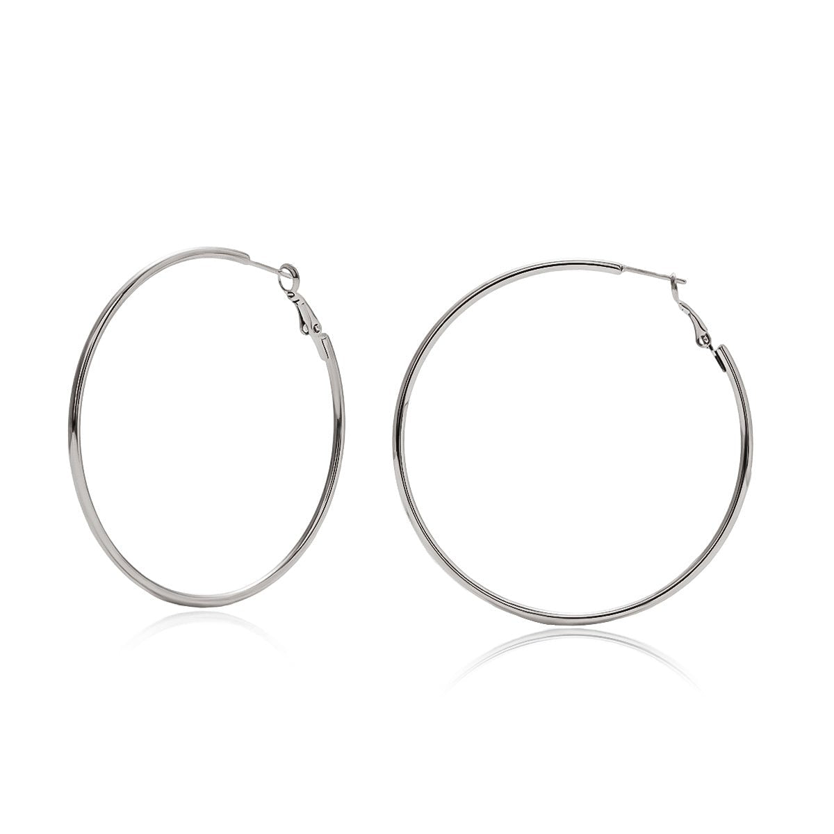 Classic Creolen im Silber look - PULXERA