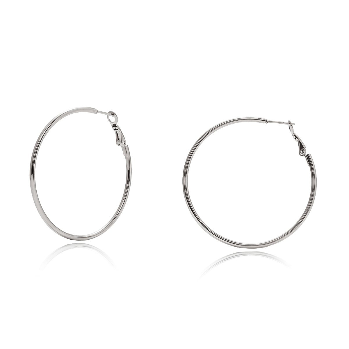 Classic Creolen im Silber look - PULXERA