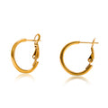 Classic Gold Hoops – Zeitlose goldene Creolen aus Edelstahl - PULXERA