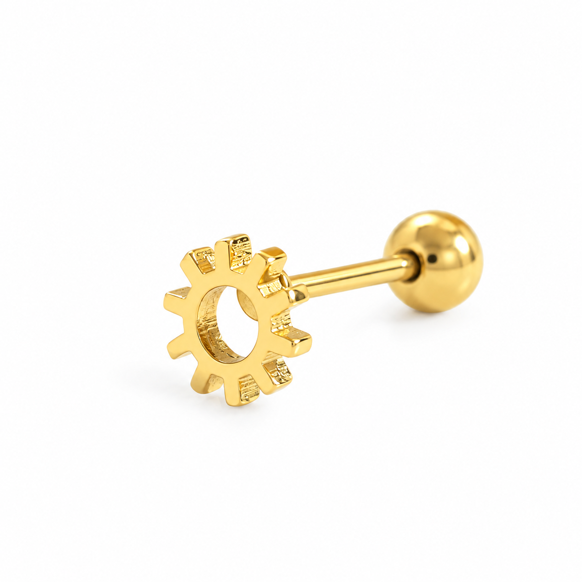 Golden Gear Piercing
