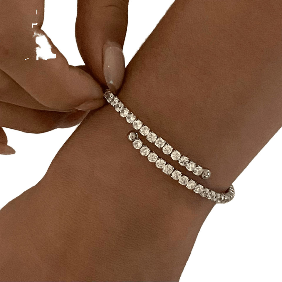 Diamond Armreif im Silber Look - PULXERA