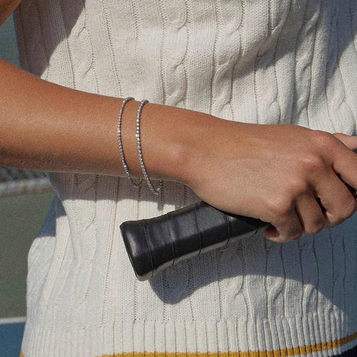 Diamond fine Armband im 18K Gold look - PULXERA