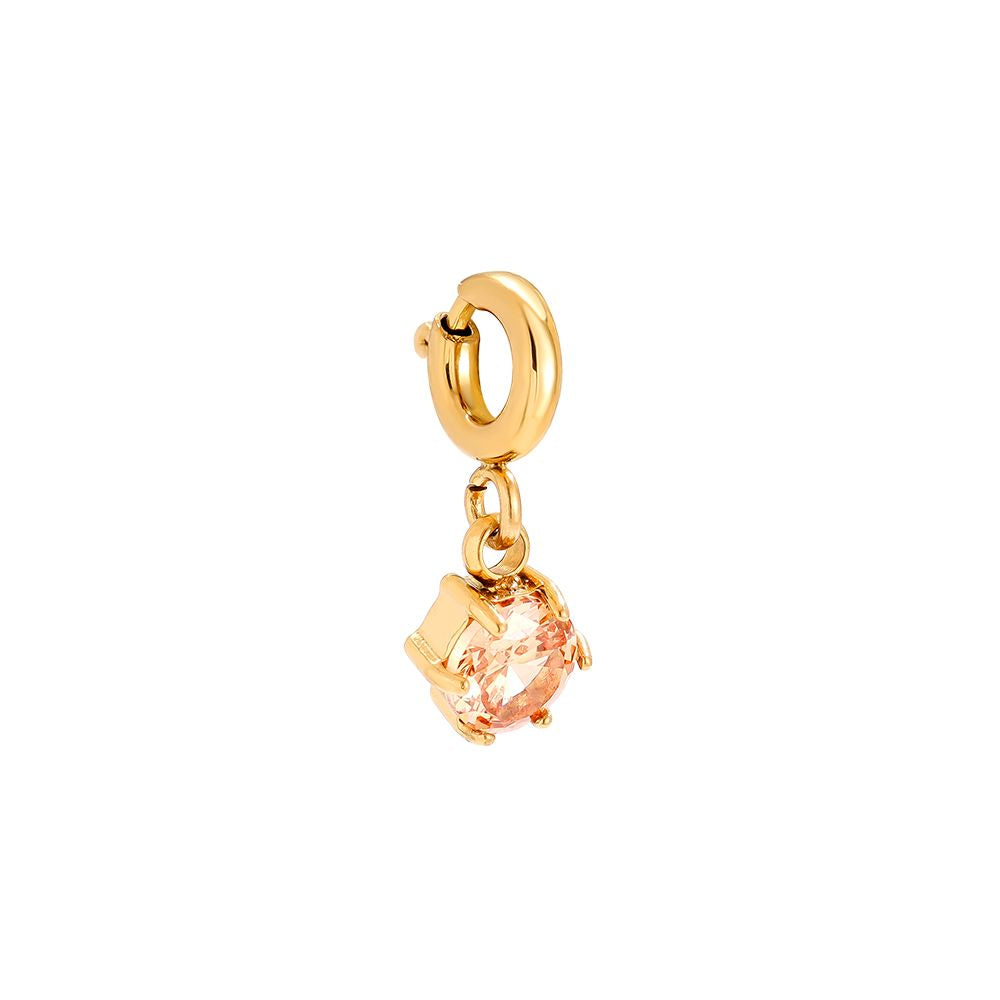 Charm - Rosé Glow im 18k Gold look
