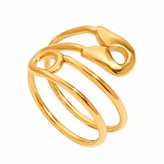 Golden Twist Ring – Gold