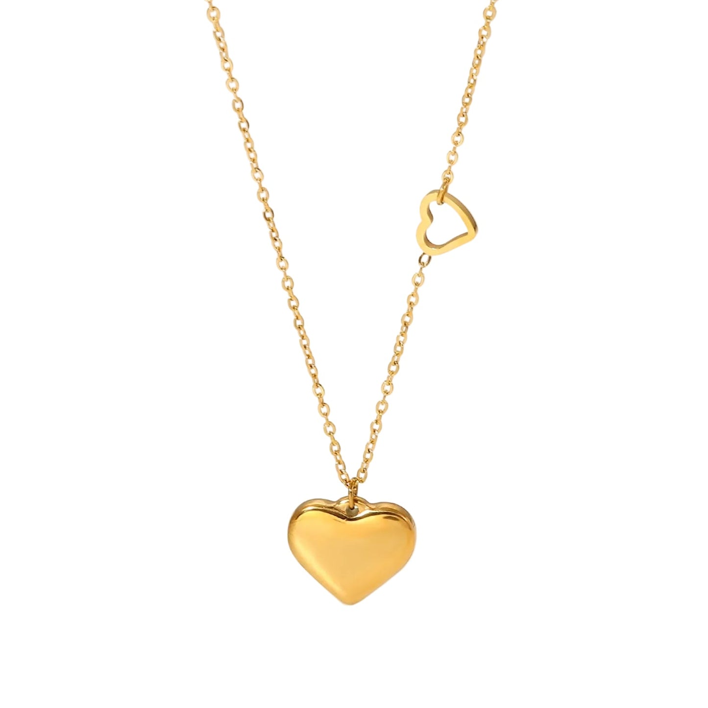 Herz Halskette – Filigrane Kette mit Herzanhänger - PULXERA