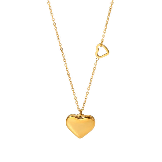 Herz Halskette – Filigrane Kette mit Herzanhänger - PULXERA