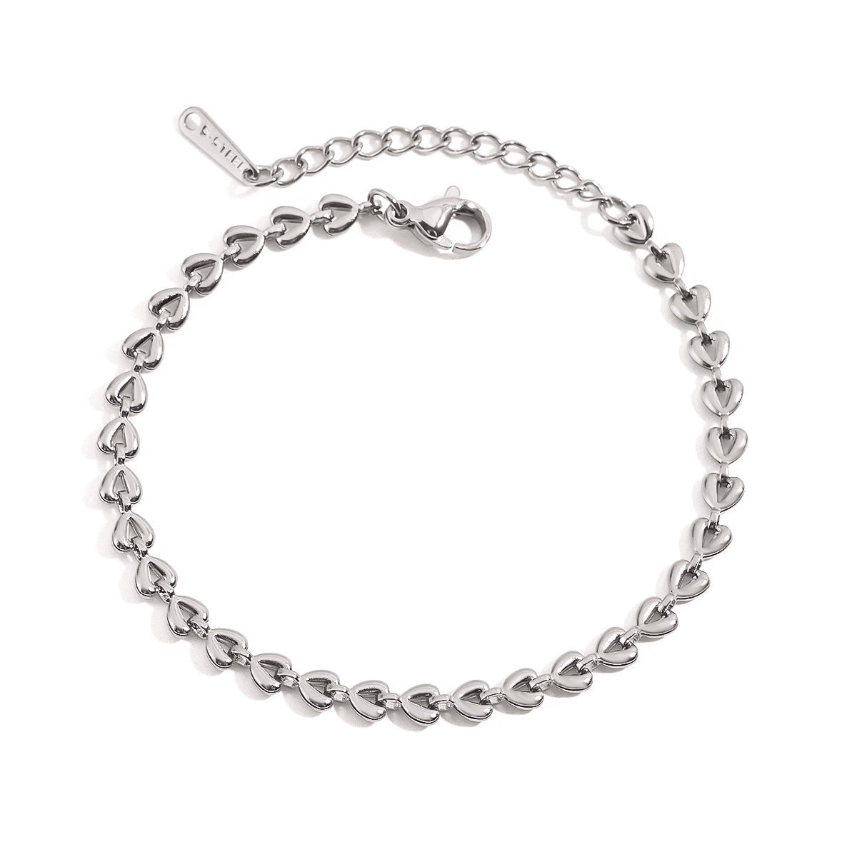 Herzglieder Armband Silber - PULXERA