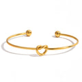 Infinity Knot Armreif – Symbol der Verbundenheit im 18K Gold Look - PULXERA