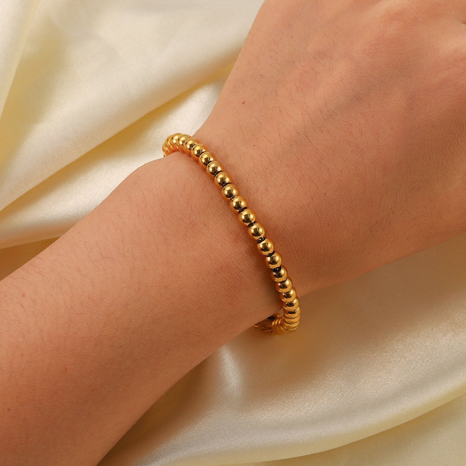 Kugel Armband im 18K Gold look - PULXERA