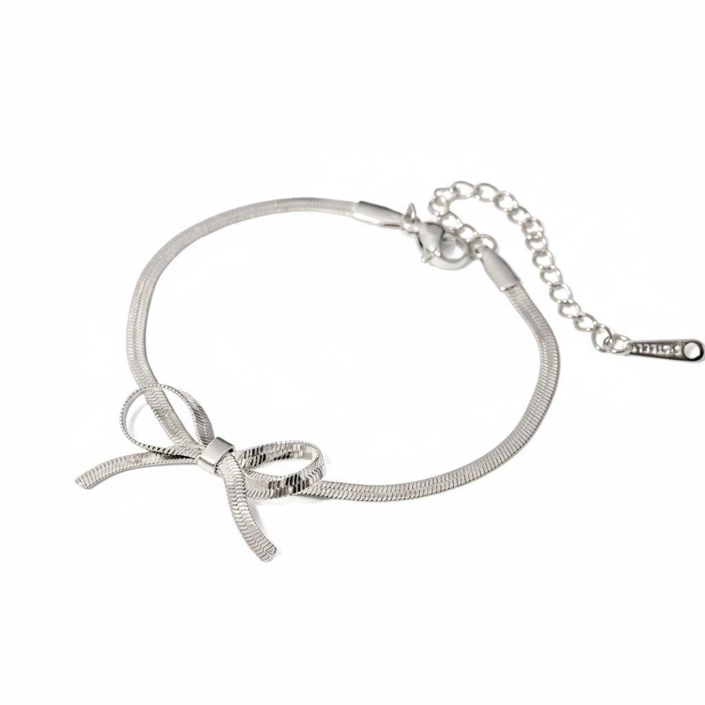 Silbernes Schleifenarmband – Zart, Elegant & Zeitlos - PULXERA