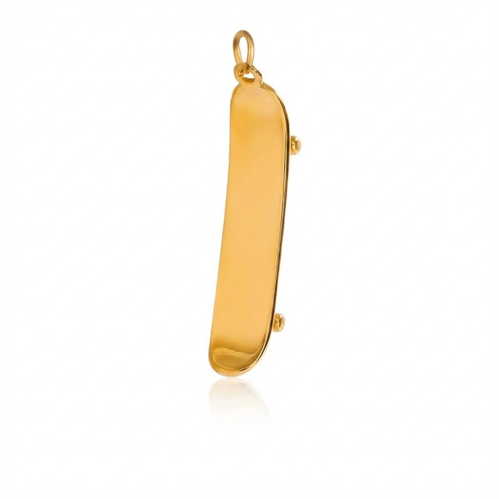 Skateboard Charm – Trendiger Anhänger für Creolen & Ketten - PULXERA