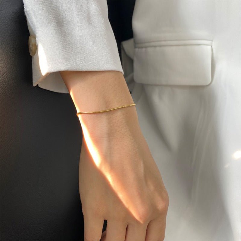 Snake Armband im 18K Gold look - PULXERA