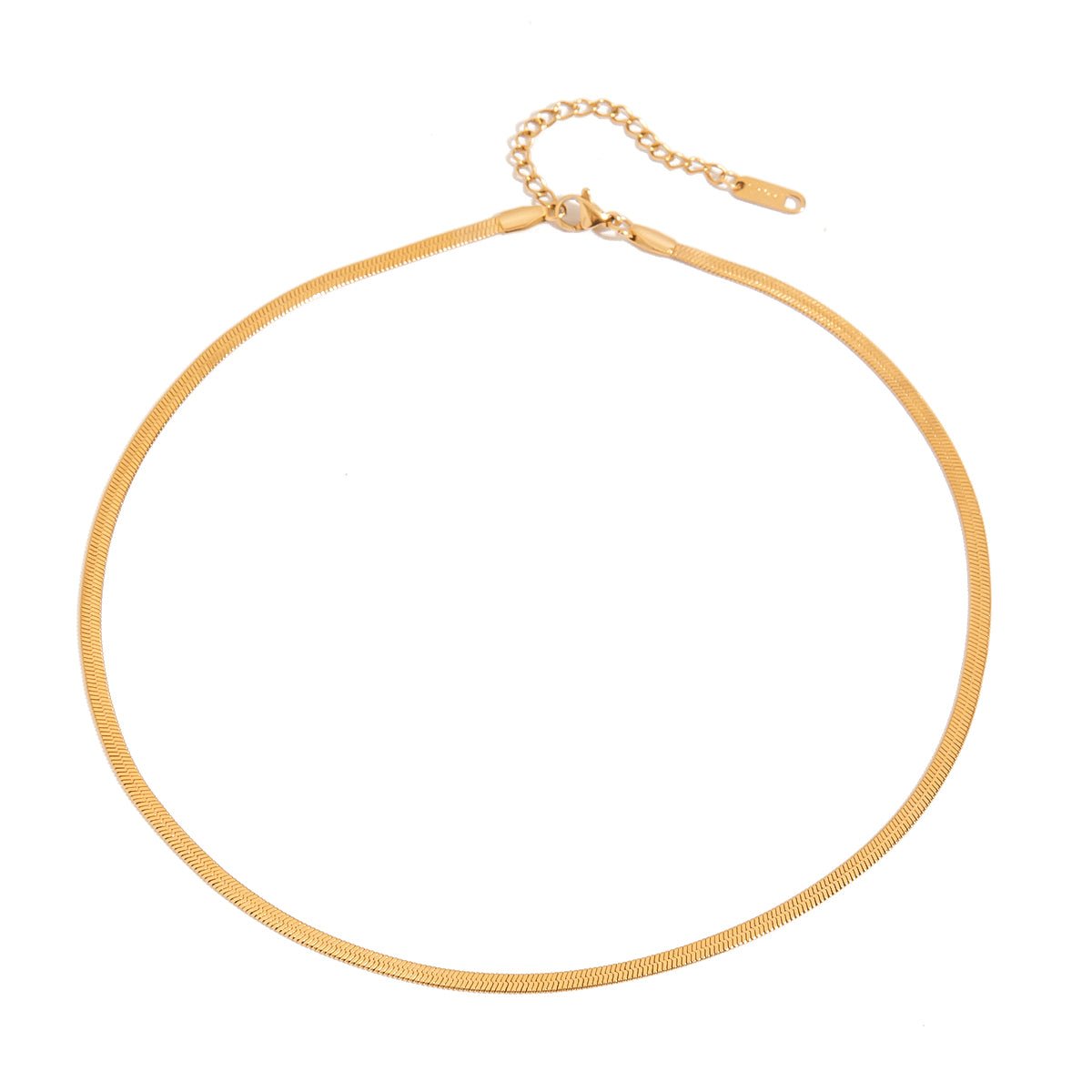 Snake Chic Halskette im 18K Gold Look - PULXERA
