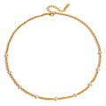 Sparkle Chain Halskette im 18K Gold Look - PULXERA